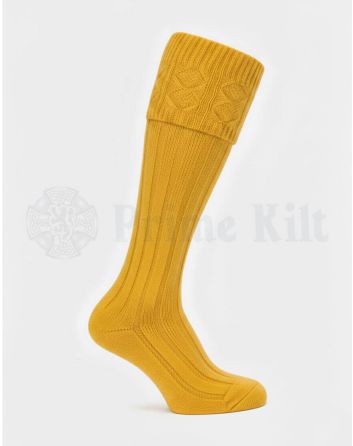 kilt socks yellow