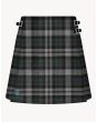 Black Scottish National Kilt For Women