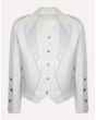 White Prince Charlie Kilt Jacket