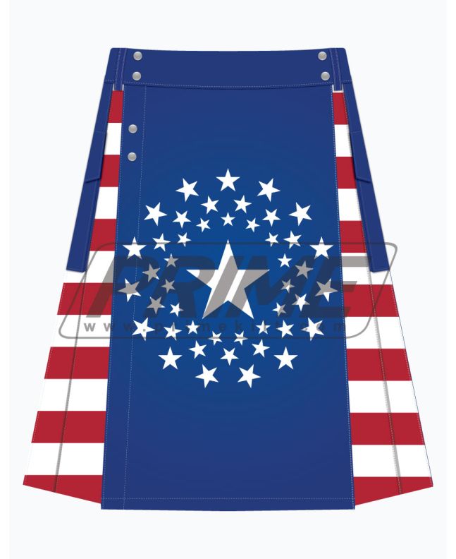 American Circled Flag Hybrid Kilt