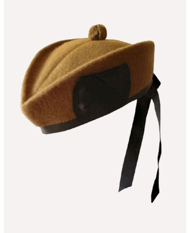Brown Plain Glenngarry Hat