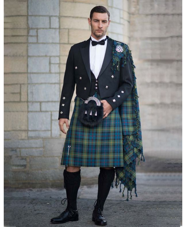 Premium Prince Charlie Full Kilt Outfit for Wedding 