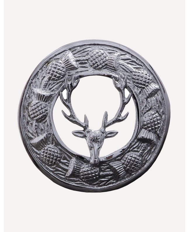 Stag Head Brooch
