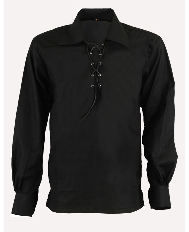 Traditional Black Ghillie Shirt