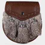 Rabbit Fur Brown  + $40.00